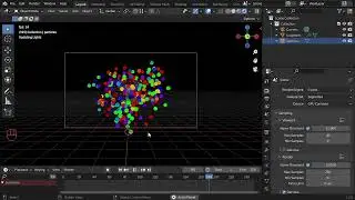 Particles info Node in blender (How to make light effects in Blender)