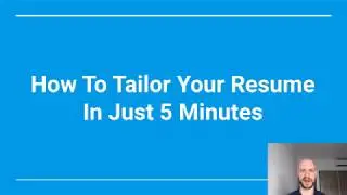 How to Tailor Your Resume