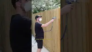 Avoid the pain-staking task of brushing stain on a fence, waiting for coat on coat to dry.