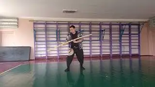 вынимание и вкладывание длинного меча одати или нодати