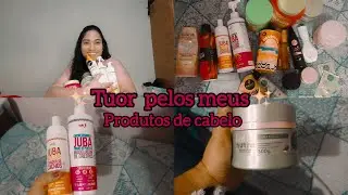 TUOR PELOS MEUS PRODUTOS DE CABELO✨ | ativador de cachos, tônico, mousse #ondulada