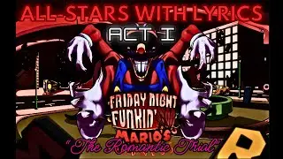 FNF Mario Madness V2 - All-Stars with Lyrics (ACT 1)