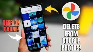 Delete Photos From Google Photos Without Deleting From Phone!