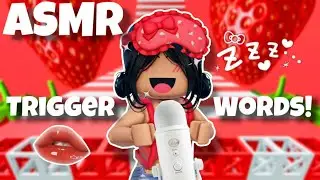 Roblox ASMR ~ SUPER RELAXING TRIGGER WORDS!! (Strawberry Obby 🍓) ʚɞ ⁺˖ ⸝⸝