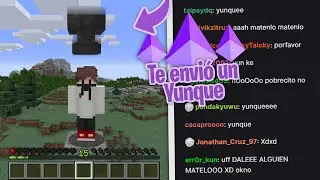 MINECRAFT pero el CHAT me trollea con DONACIONES
