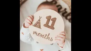 Wood Photo Prop Baby Milestone Markers