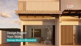 Desain Konter HP Modern Minimalis | YOYO STORE | ELLIVING INTERIOR