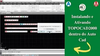 Instalando e Ativando TOPOCAD2000 dentro do Auto Cad 2019#Aula-43
