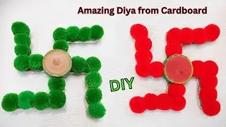 Diya Decoration Ideas | Diwali Decoration | Diy Candle Holder | how to decorate Diya #diwali2024