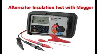 Alternator Insulation Test with Megger | How to use Megger for testing | Telecom Field Operations