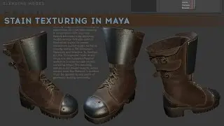 Stain Texturing in Maya