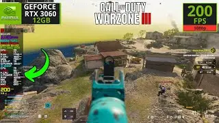 COD - Warzone 3 (RTX 3060 12GB + i3-12100F) [1080p 200FPS PC] 