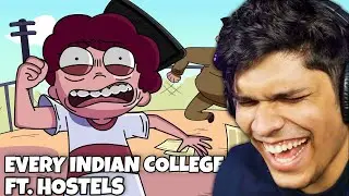 Poonia REACTS to NOT YOUR TYPE Animation Ft. Every Indian College, Indian Hostels & Students