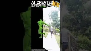 His Leg just Rocks 🤣 AI Creates 3D Shuffle DANCER in Seconds with just Two Clicks !!!  😮