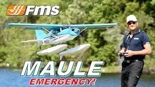 FMS MAULE 1500mm *New Release* FIRST LOOK Float demo Flight!