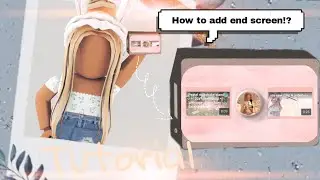 HOW TO ADD CUSTOM END SCREEN ~|~ IOS IPHONE/ANDROID ~|~ TUTORIAL ~| 2021! | axrella