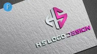 Make professional HS logo within a minute |Professional Logo Design | How to make logo on pixellab