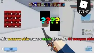 This Weapon Skin Is Rarer Than The CC Weapon Skin! (Roblox Arsenal)