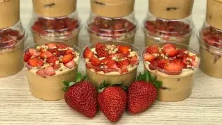 SOBREMESA CREMOSA DE DOCE DE LEITE COM REQUEIJÃO NO POTE - FAÇA E VENDA