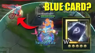 When you pick Blue Card by accident...