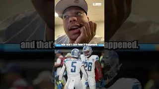 David Montgomery on how he learned the Lions were drafting Jahmyr Gibbs 🏈