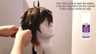 【Genshin Impact】Zhongli wig tutorial
