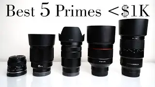 Top 5 Sony Full Frame Prime Lenses Under $1000