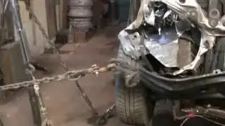 Стенд рихтовочный,напольный,самодельный. Часть 2 .BODY REPAIR