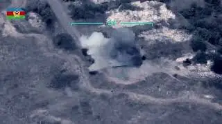 Минобороны Азербайджана опубликовало видео с мест боевых действий в Карабахе