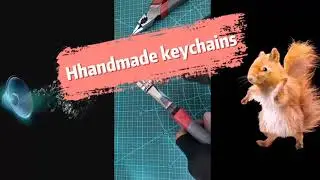 How to make key chain clip on with steel wire? #keychain #handamde #homemade