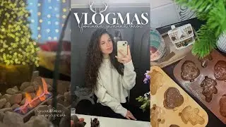 VLOGMAS: зимний уютный влог // упаковка подарков, работа, готовка // предновогодние дни ☃️🌲