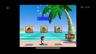 DolphiniOS- Metal Test #3 (Resolution Test) Super Mario Sunshine (iPhone XR)