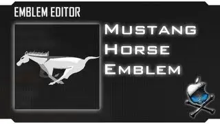 Black Ops 2 - Mustang Horse (suggested Emblem) [Emblem Tutorial]