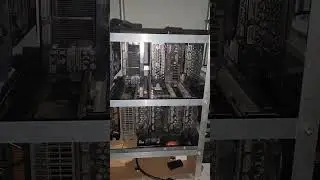 found a use for old mining frames!!!! #gpu #gpumining