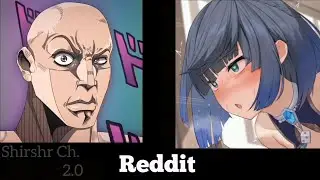 ANIME vs REDDIT (The Rock Reaction Meme) | GENSHIN IMPACT part 10