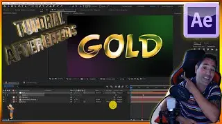 Cinematic Golden Logo Animation in After Effects