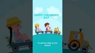 children's day greeting card template, create yours at renderforest