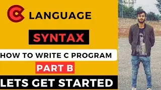 What is the syntax of C language || How to start a C program #syntax #syntaxerror #technology #learn