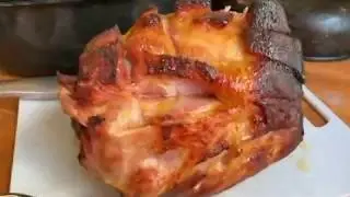 How to make Low carb Brown sugar mustard glazed picnic ham