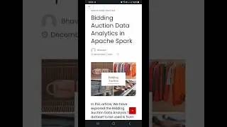 Apache Spark Analytics - Bidding Auction Data Analytics in Apache Spark  
