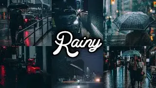 RAINY - Preset Tutorial | Free Lightroom Mobile Preset | Rain Preset Lightroom Mobile | Rain Preset