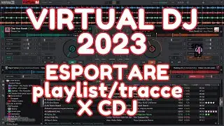 VirtualDj 2023 Export Playlist-CDJ-Text
