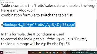 How to use the If and Vlookup functions together in Google sheets?