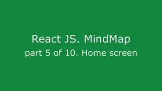Create react APP. Part 5 of 10: Home