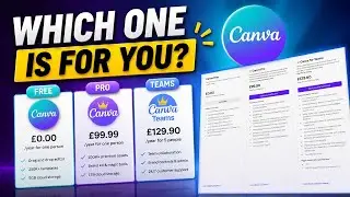 Canva: What's the difference between the Free, Pro and Teams versions?