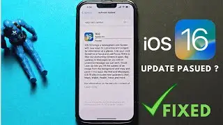 iOS 16 update PAUSED ? Solved