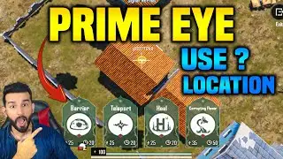 HOW TO USE PRIME EYE ABILITIE IN PUBG 4.2 UPDATE | BARRIER, TELEPORT, HEAL & CORRUPTION FLOWER
