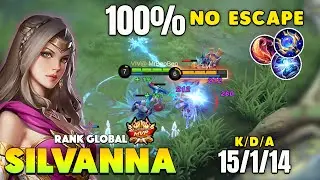 SILVANNA BEST BUILD & GAMEPLAY 2022 ~ SILVANNA TOP GLOBAL 2022 ~ MOBILE LEGENDS