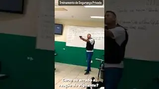 treinamento situação real curso de formação #vigilantepatrimonial