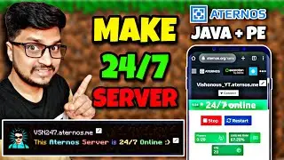 How To Make 24/7 Aternos Server Minecraft | How To Make 24/7 Minecraft Server | Add Anti AFK Bot